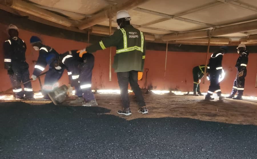 Tank base repairs